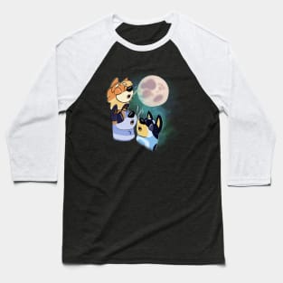 Three Heeler Moon Baseball T-Shirt